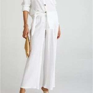 Aqua Blu Relaxed Cotton Pant